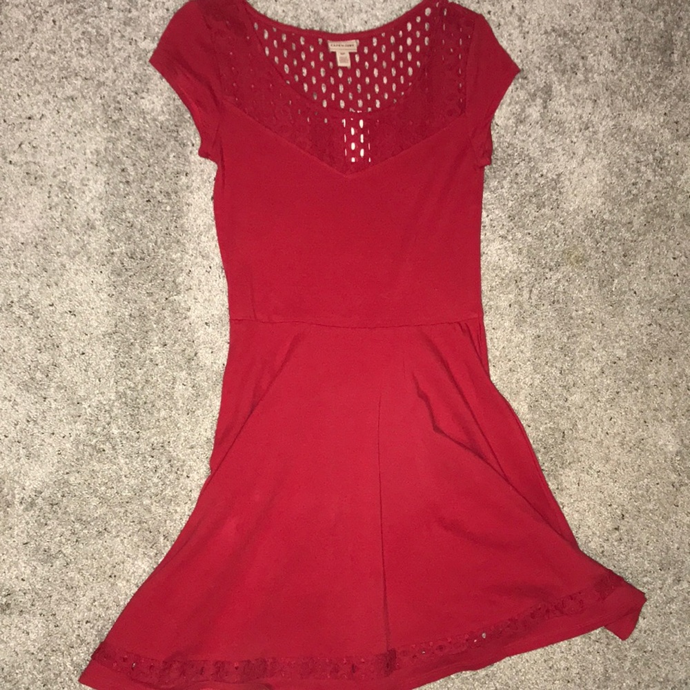 Red dress